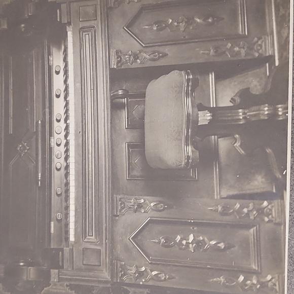 Antique Cabinet Card Photos of Living SittRoom of Home 1800s Burlington Vermont - Picture 10 of 12